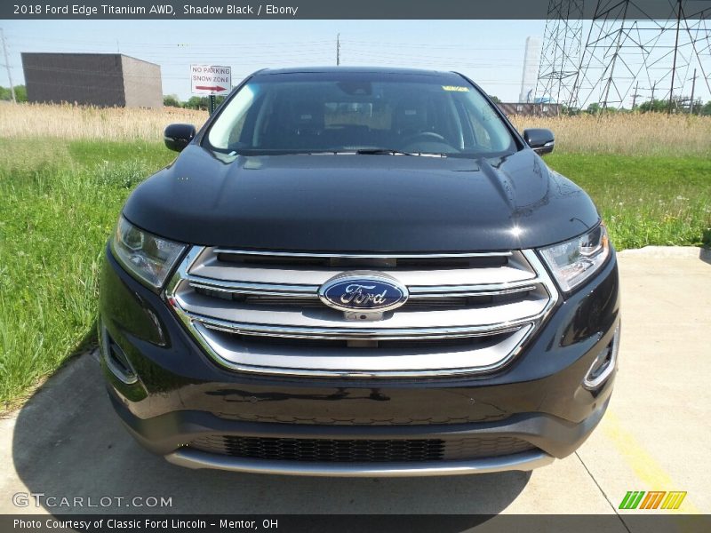 Shadow Black / Ebony 2018 Ford Edge Titanium AWD