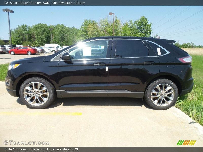 Shadow Black / Ebony 2018 Ford Edge Titanium AWD