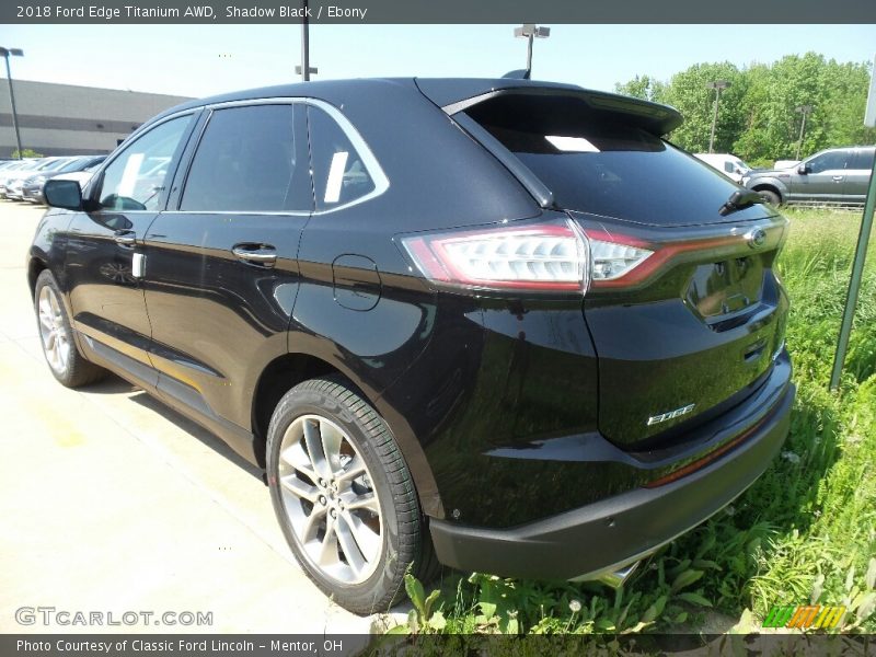 Shadow Black / Ebony 2018 Ford Edge Titanium AWD