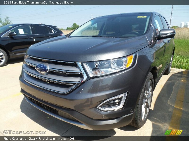 Magnetic / Ebony 2018 Ford Edge Titanium AWD