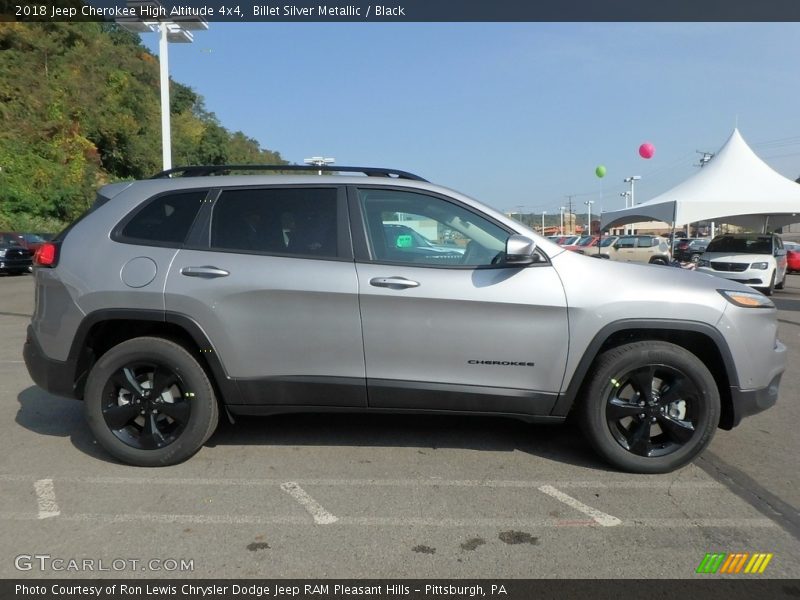 Billet Silver Metallic / Black 2018 Jeep Cherokee High Altitude 4x4