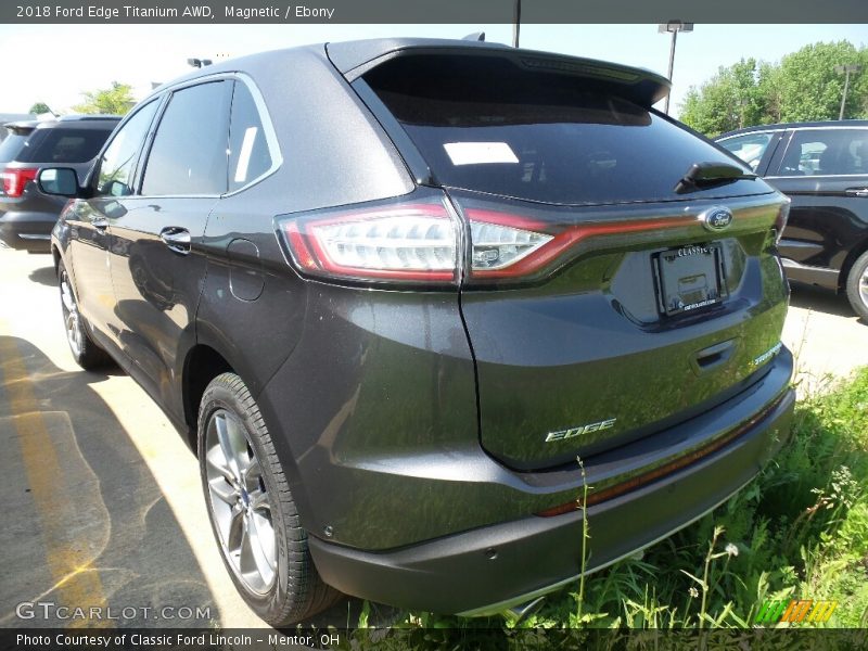 Magnetic / Ebony 2018 Ford Edge Titanium AWD