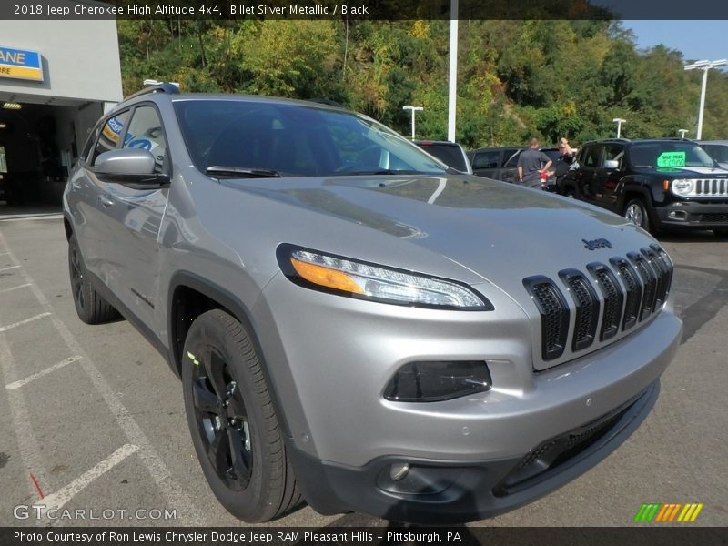 Billet Silver Metallic / Black 2018 Jeep Cherokee High Altitude 4x4