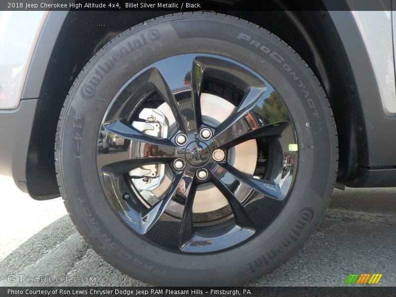 Billet Silver Metallic / Black 2018 Jeep Cherokee High Altitude 4x4