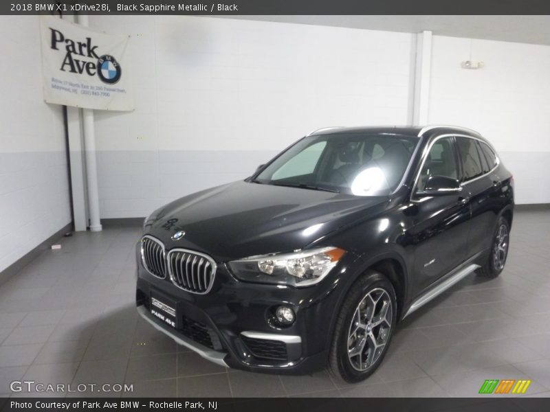 Black Sapphire Metallic / Black 2018 BMW X1 xDrive28i