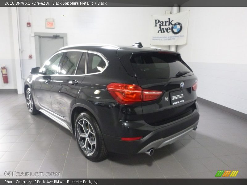 Black Sapphire Metallic / Black 2018 BMW X1 xDrive28i