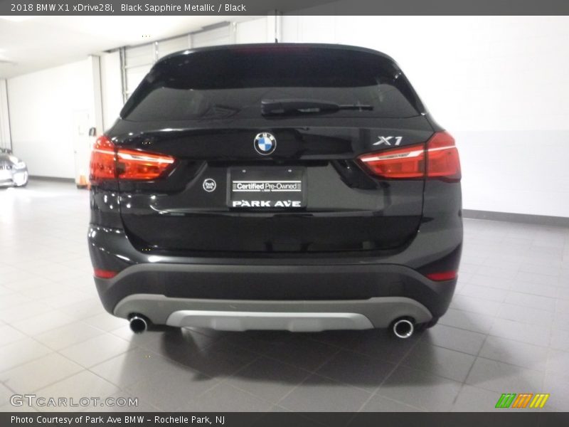Black Sapphire Metallic / Black 2018 BMW X1 xDrive28i