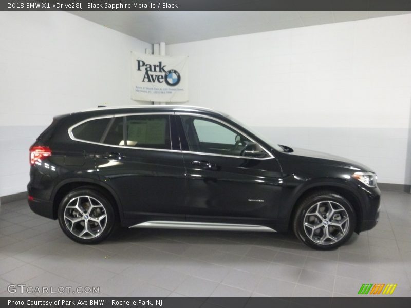 Black Sapphire Metallic / Black 2018 BMW X1 xDrive28i