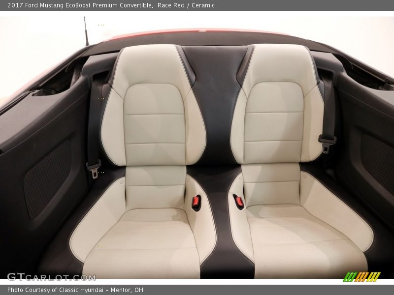 Race Red / Ceramic 2017 Ford Mustang EcoBoost Premium Convertible