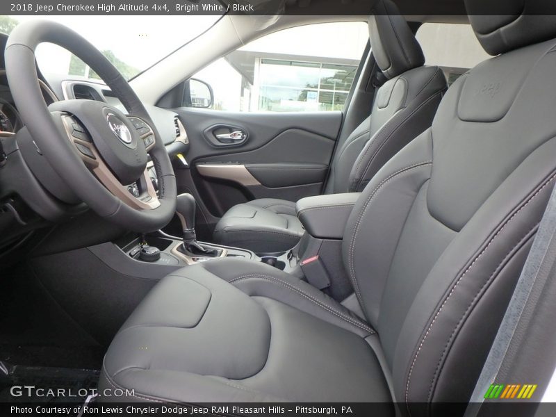 Bright White / Black 2018 Jeep Cherokee High Altitude 4x4