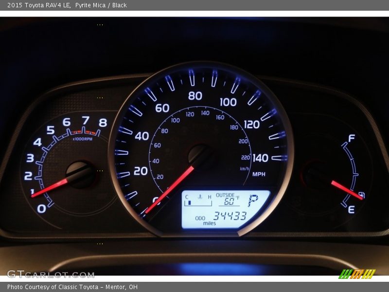 Pyrite Mica / Black 2015 Toyota RAV4 LE