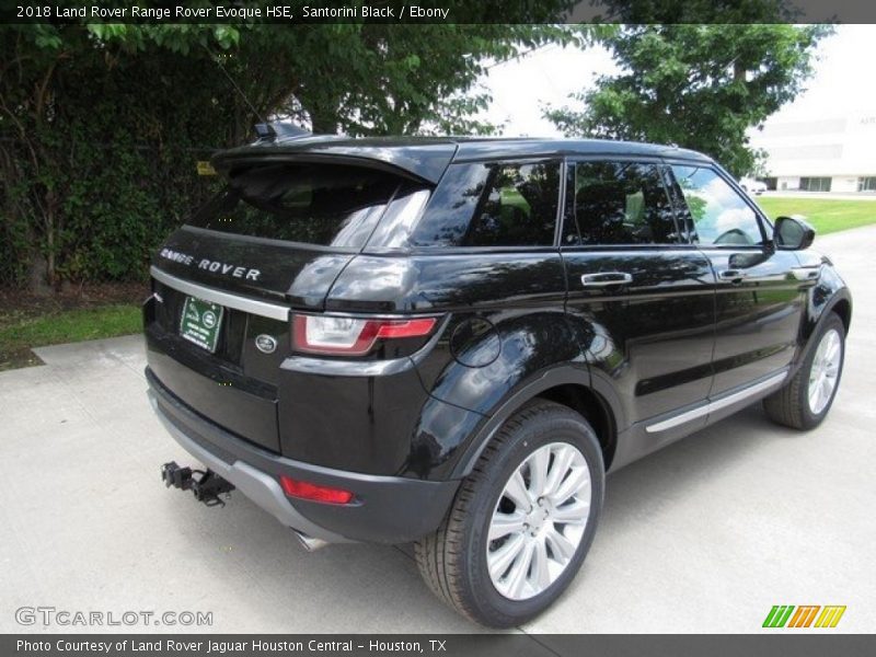 Santorini Black / Ebony 2018 Land Rover Range Rover Evoque HSE