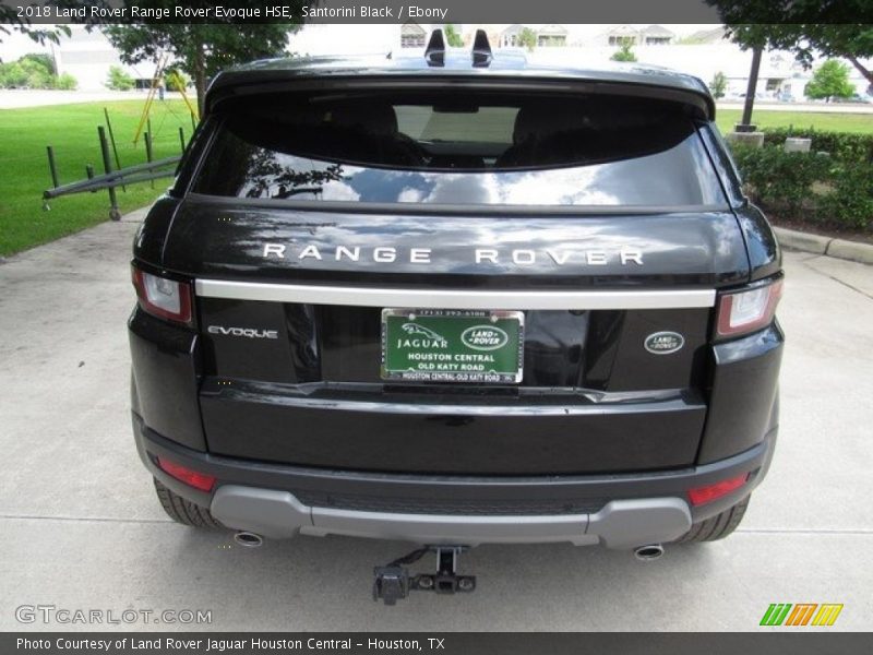 Santorini Black / Ebony 2018 Land Rover Range Rover Evoque HSE