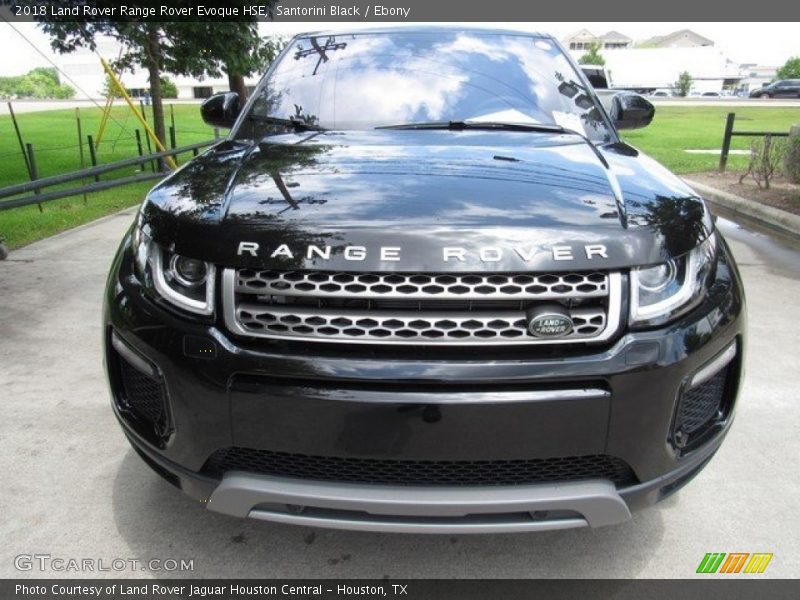 Santorini Black / Ebony 2018 Land Rover Range Rover Evoque HSE