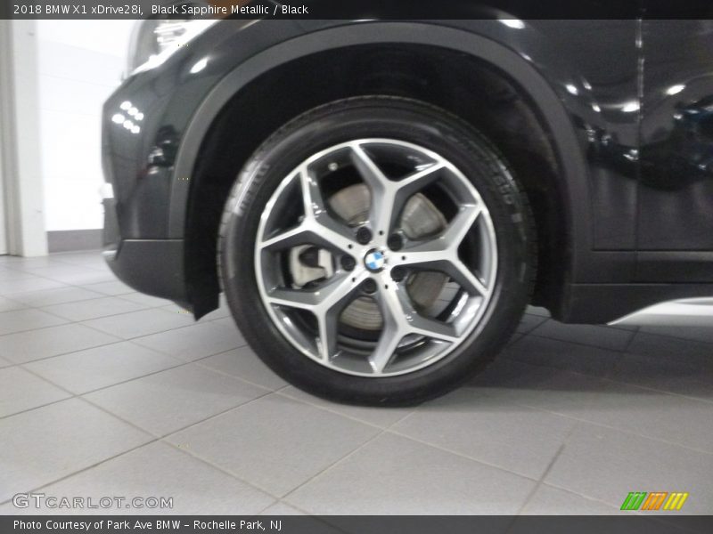 Black Sapphire Metallic / Black 2018 BMW X1 xDrive28i