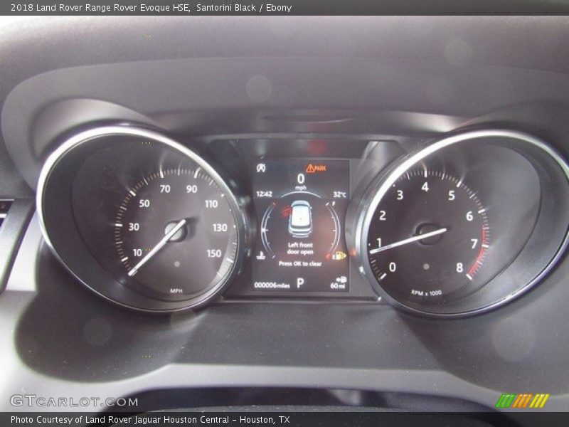 Santorini Black / Ebony 2018 Land Rover Range Rover Evoque HSE