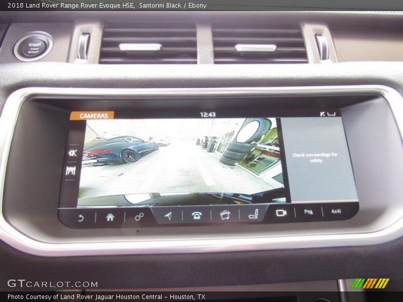 Santorini Black / Ebony 2018 Land Rover Range Rover Evoque HSE