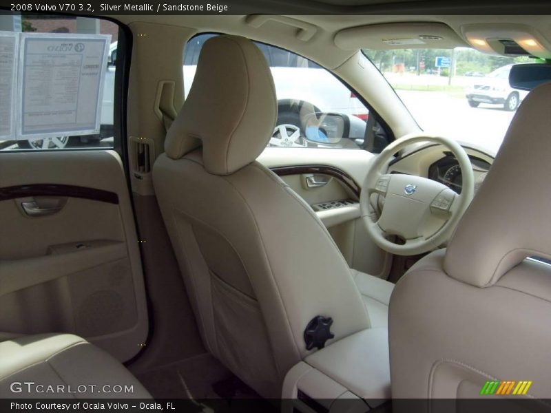Silver Metallic / Sandstone Beige 2008 Volvo V70 3.2