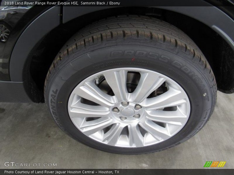 Santorini Black / Ebony 2018 Land Rover Range Rover Evoque HSE