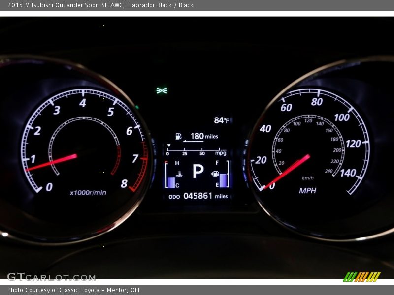 Labrador Black / Black 2015 Mitsubishi Outlander Sport SE AWC