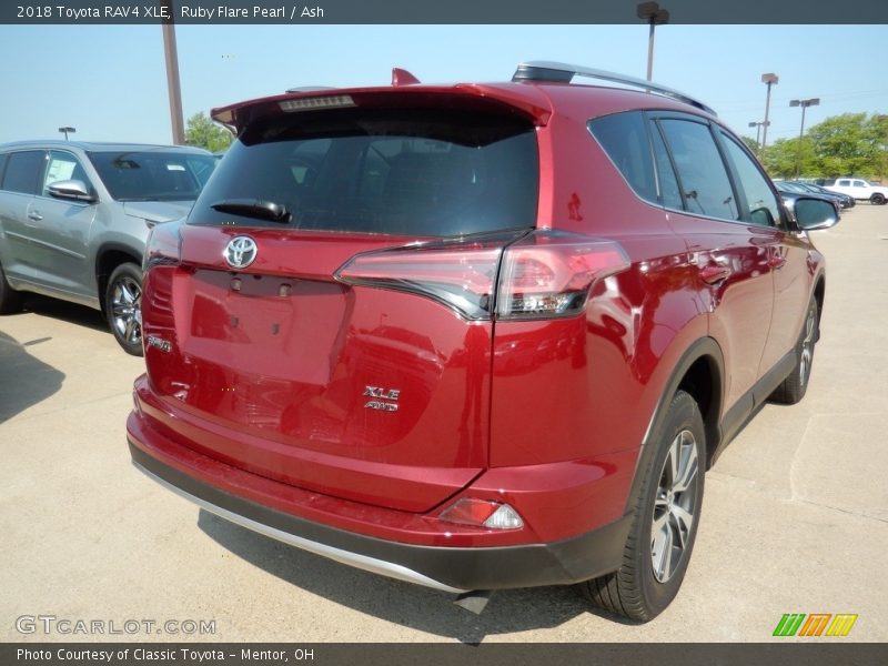 Ruby Flare Pearl / Ash 2018 Toyota RAV4 XLE