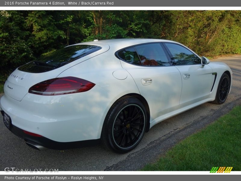 White / Black/Carrera Red 2016 Porsche Panamera 4 Edition