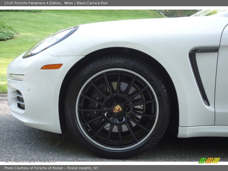 White / Black/Carrera Red 2016 Porsche Panamera 4 Edition