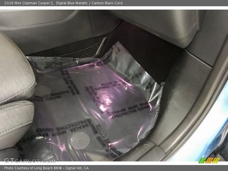 Digital Blue Metallic / Carbon Black Cord 2018 Mini Clubman Cooper S