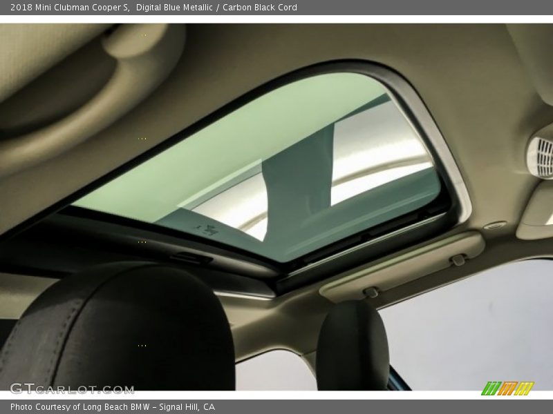 Digital Blue Metallic / Carbon Black Cord 2018 Mini Clubman Cooper S