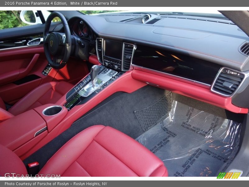 White / Black/Carrera Red 2016 Porsche Panamera 4 Edition