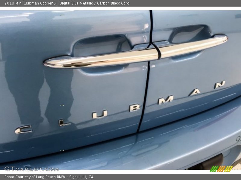 Digital Blue Metallic / Carbon Black Cord 2018 Mini Clubman Cooper S