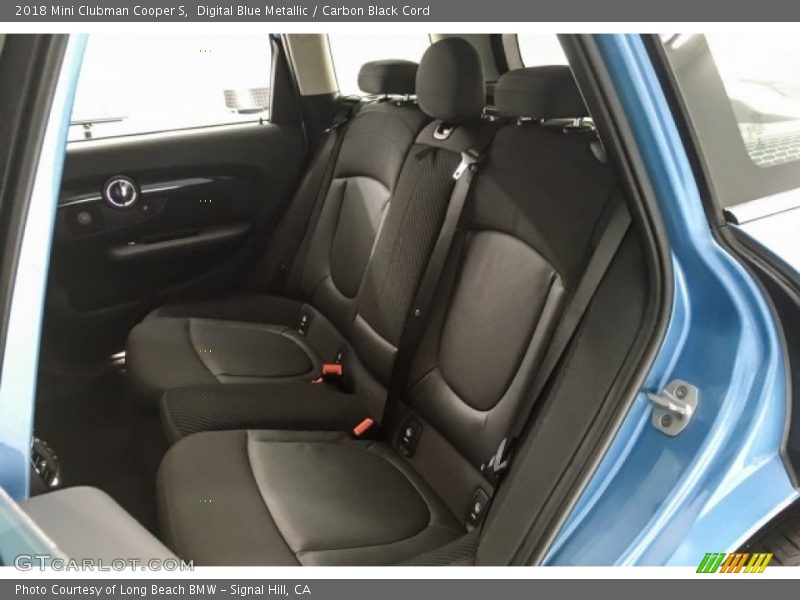 Digital Blue Metallic / Carbon Black Cord 2018 Mini Clubman Cooper S