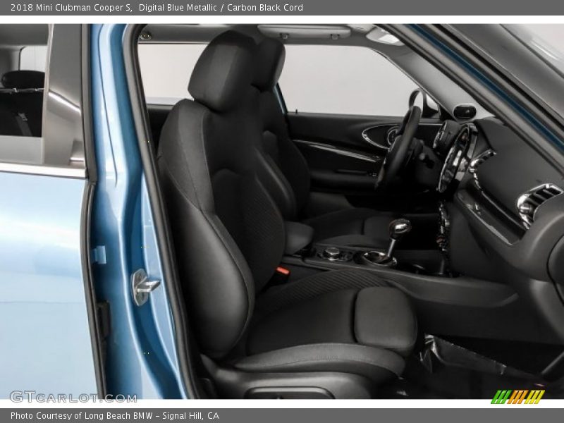 Digital Blue Metallic / Carbon Black Cord 2018 Mini Clubman Cooper S