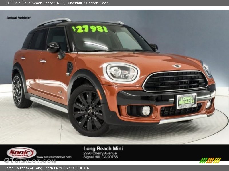 Chestnut / Carbon Black 2017 Mini Countryman Cooper ALL4