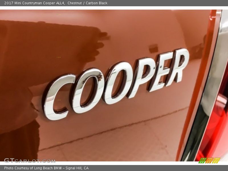 Chestnut / Carbon Black 2017 Mini Countryman Cooper ALL4
