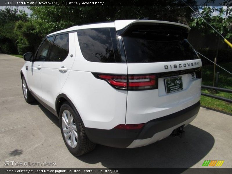 Fuji White / Acorn/Ebony 2018 Land Rover Discovery HSE