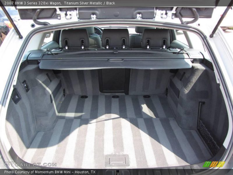 Titanium Silver Metallic / Black 2007 BMW 3 Series 328xi Wagon