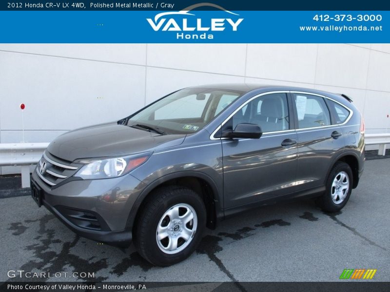 Polished Metal Metallic / Gray 2012 Honda CR-V LX 4WD