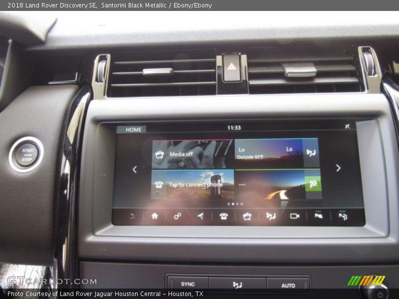 Santorini Black Metallic / Ebony/Ebony 2018 Land Rover Discovery SE