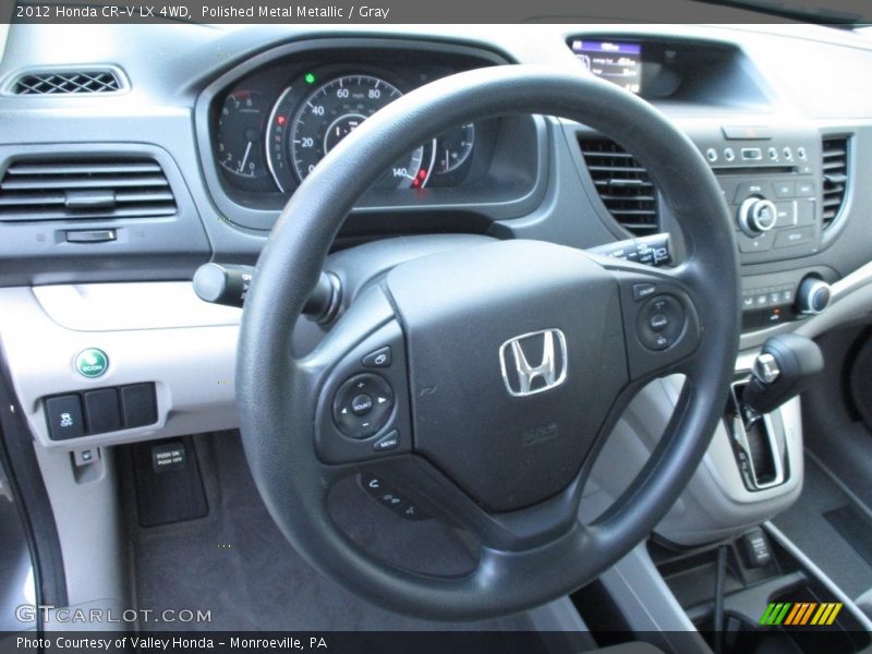 Polished Metal Metallic / Gray 2012 Honda CR-V LX 4WD