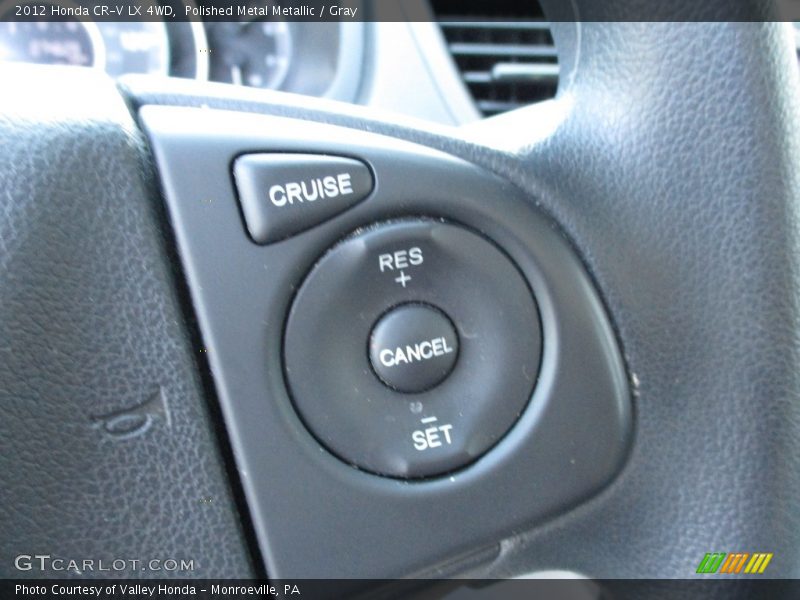 Polished Metal Metallic / Gray 2012 Honda CR-V LX 4WD