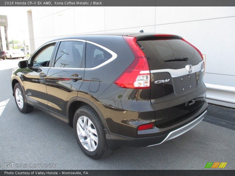Kona Coffee Metallic / Black 2016 Honda CR-V EX AWD