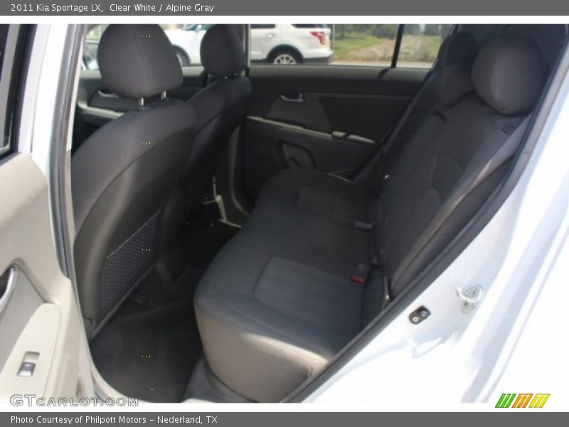 Clear White / Alpine Gray 2011 Kia Sportage LX