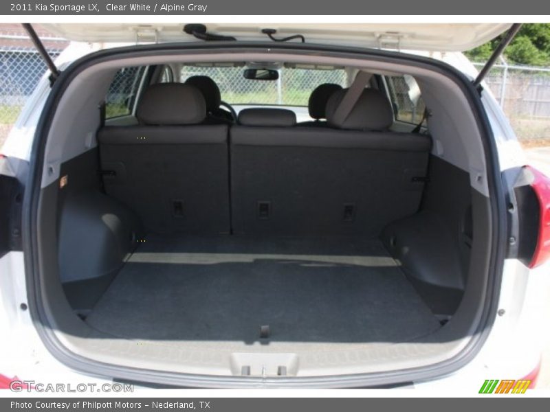 Clear White / Alpine Gray 2011 Kia Sportage LX