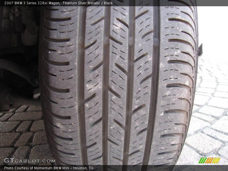 Titanium Silver Metallic / Black 2007 BMW 3 Series 328xi Wagon