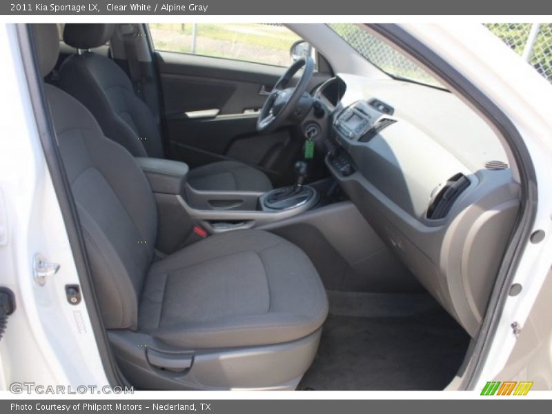 Clear White / Alpine Gray 2011 Kia Sportage LX