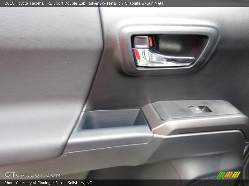 Silver Sky Metallic / Graphite w/Gun Metal 2018 Toyota Tacoma TRD Sport Double Cab