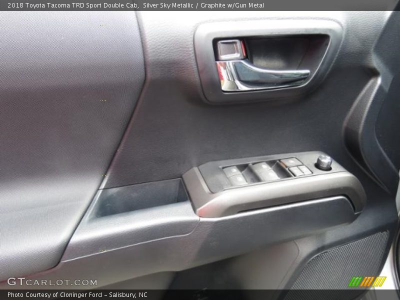 Silver Sky Metallic / Graphite w/Gun Metal 2018 Toyota Tacoma TRD Sport Double Cab