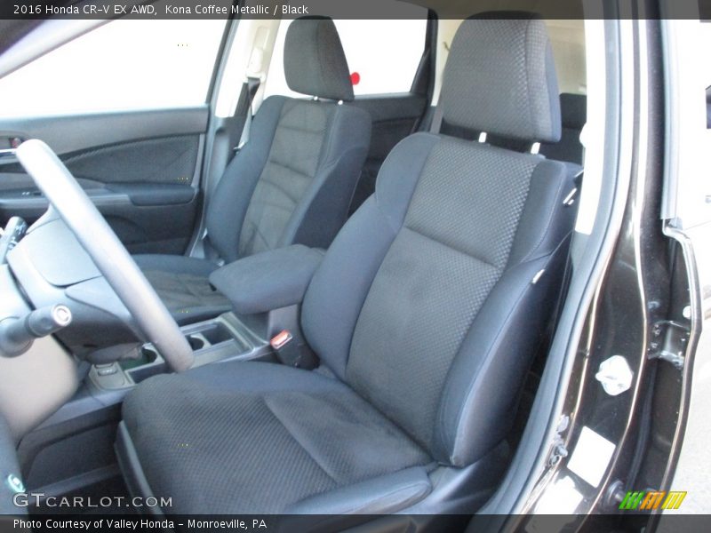 Kona Coffee Metallic / Black 2016 Honda CR-V EX AWD