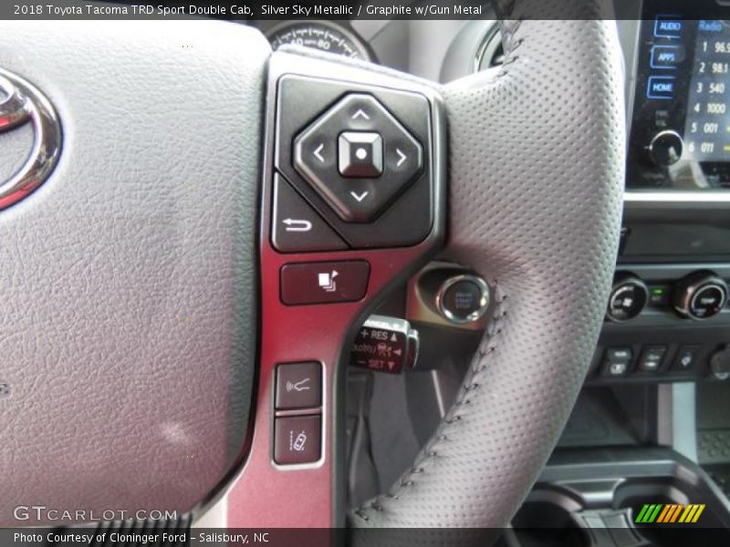 Silver Sky Metallic / Graphite w/Gun Metal 2018 Toyota Tacoma TRD Sport Double Cab